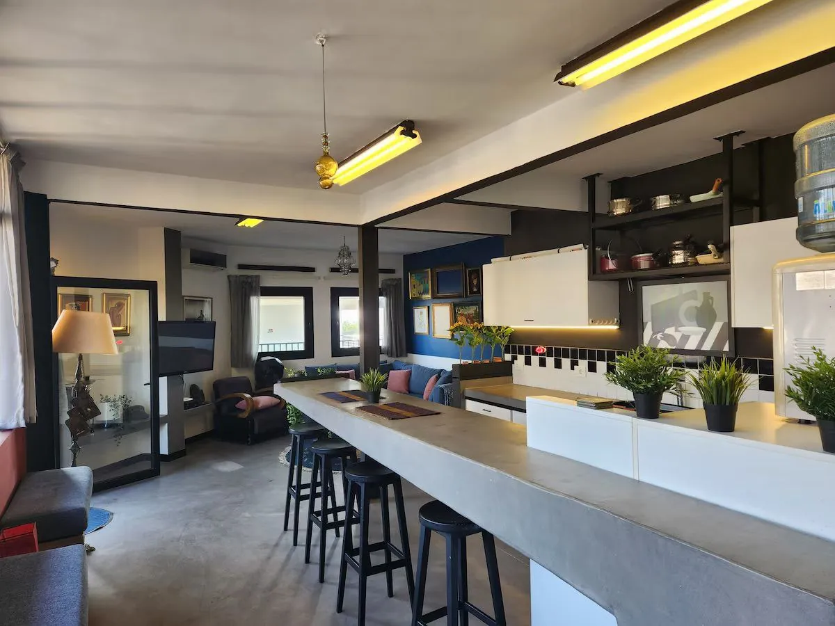 Fully Furnished Private Rooftop with Terrace & Sea View For Rent in Mar Mikhael