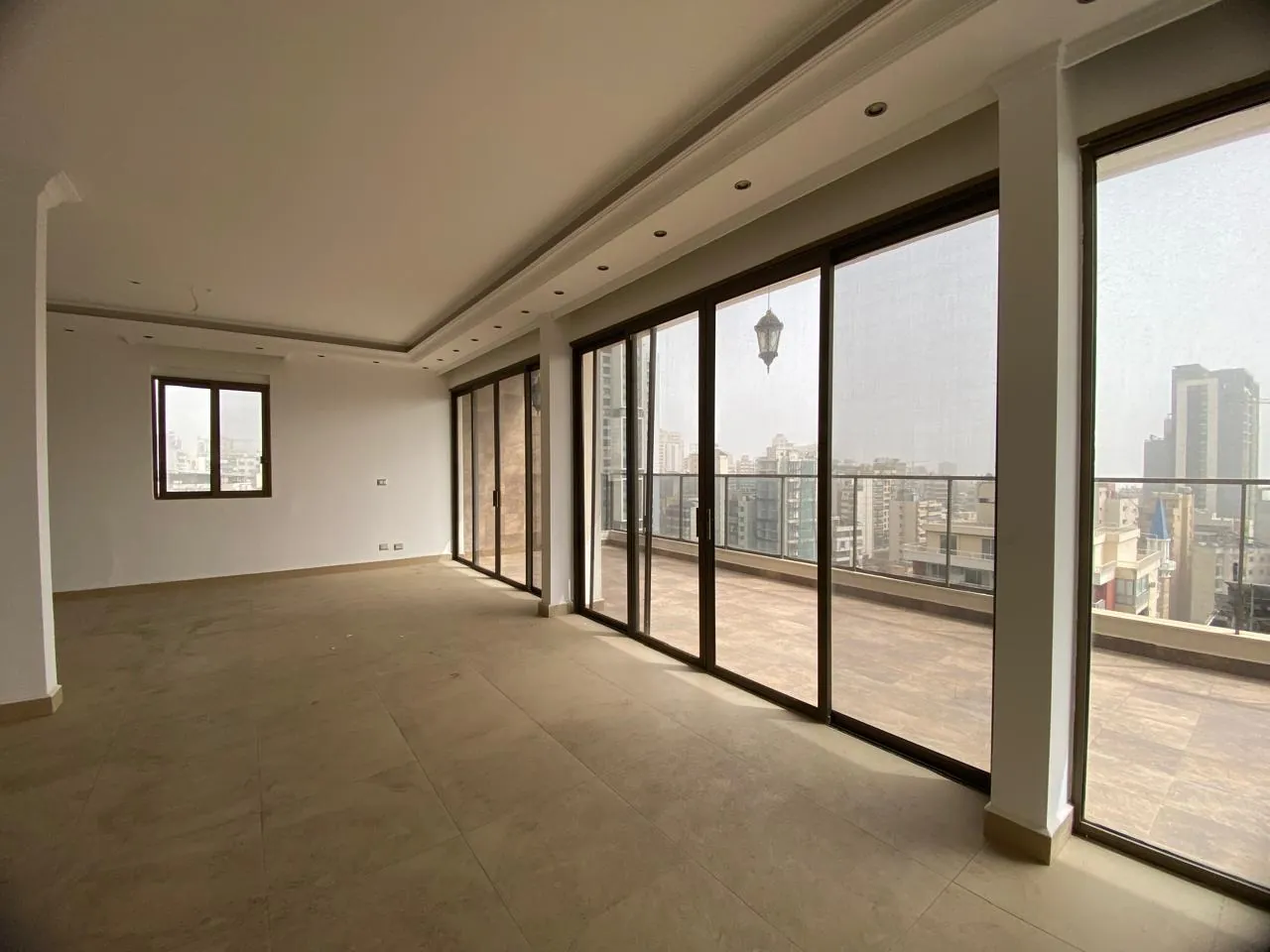 Spacious Apartment with Amazing Open City View For Rent in Koraytem, Ras Beirut