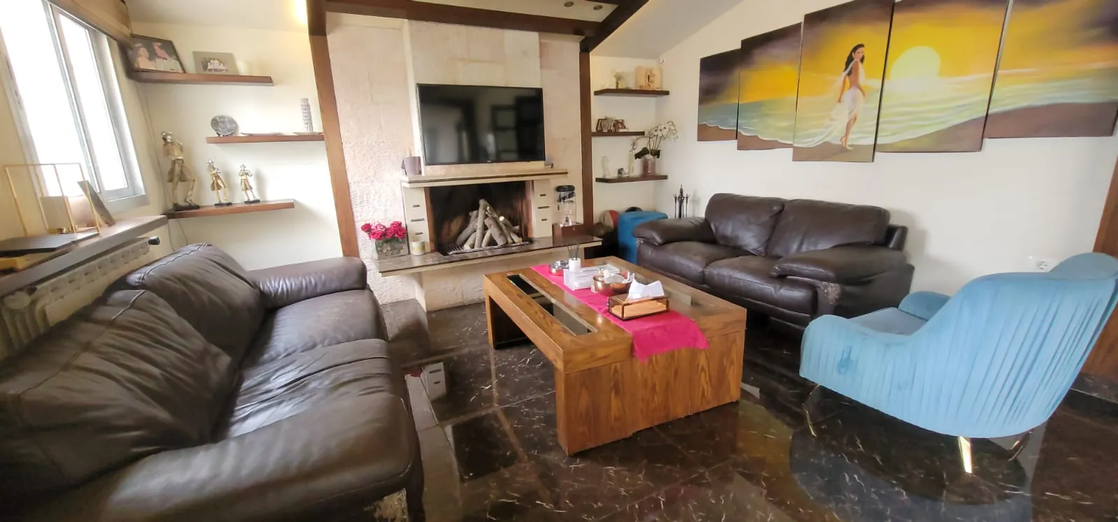 Fully Furnished Apartment with Mountain View For Sale in Ajaltoun — الصورة 7