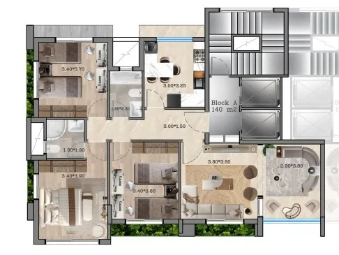 Under-Construction Project! 3-Bedroom Apartment For Sale in Sin El-Fil — الصورة 2