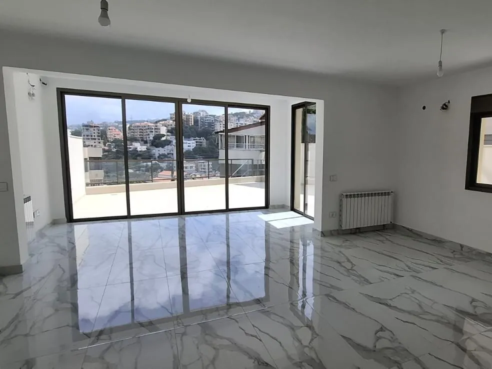 Brand New Apartment With Terrace and Garden For Sale in Bsalim