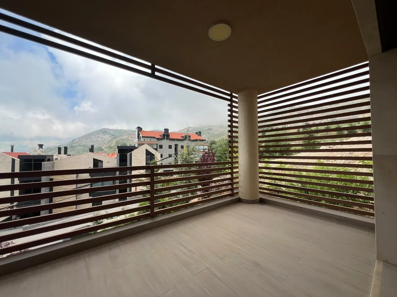 Furnished 2-Bedroom Chalet with Mountain View For Rent in Zaarour