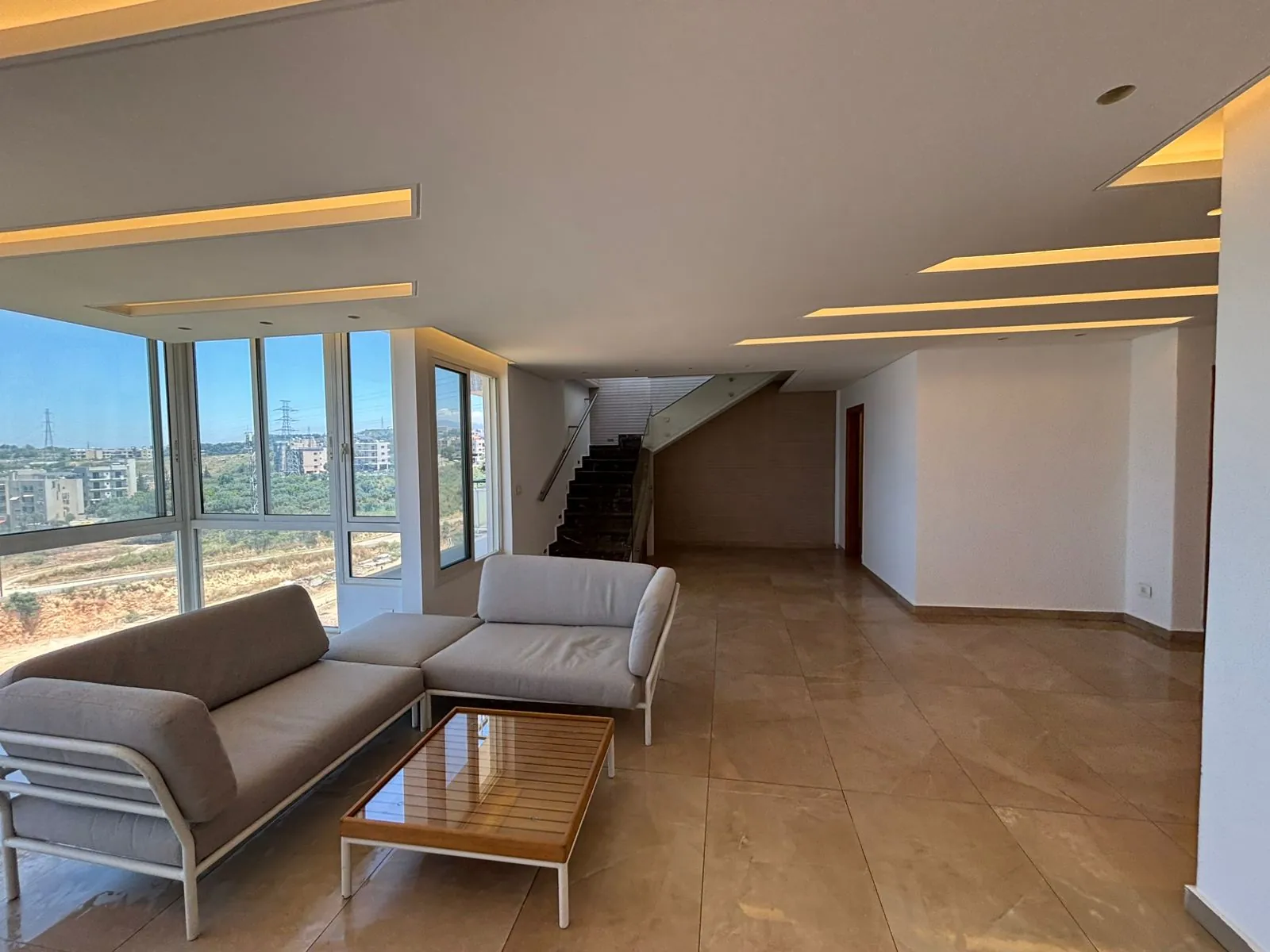 Duplex With Open Sea View in A Gated Community For Sale In Dbayeh — الصورة 3