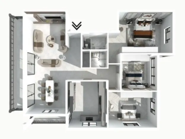 Under-Construction! 3-Bedroom Apartment For Sale in Koura