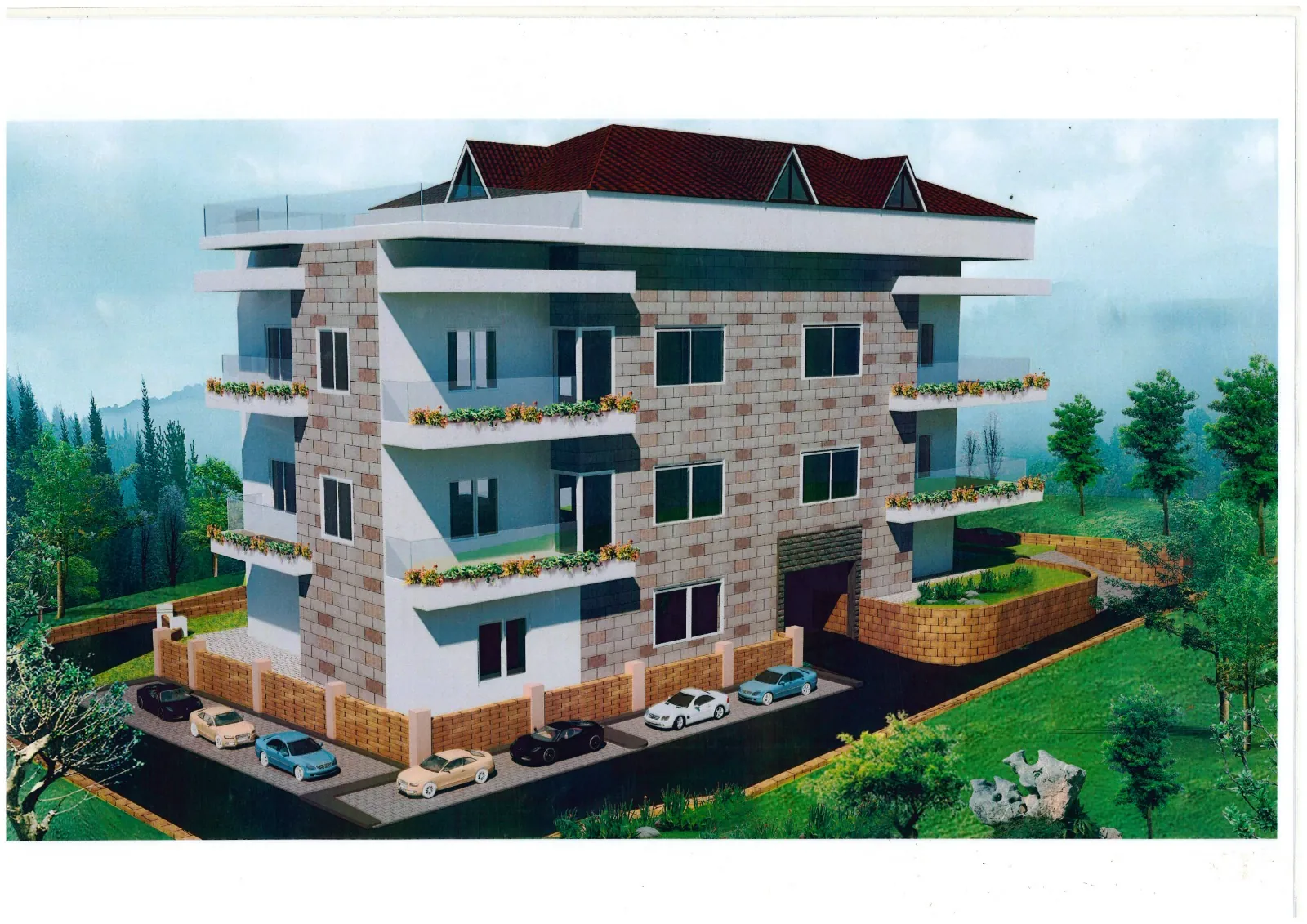 Under Construction Apartments With Open View For Sale in Hamat — photo 2