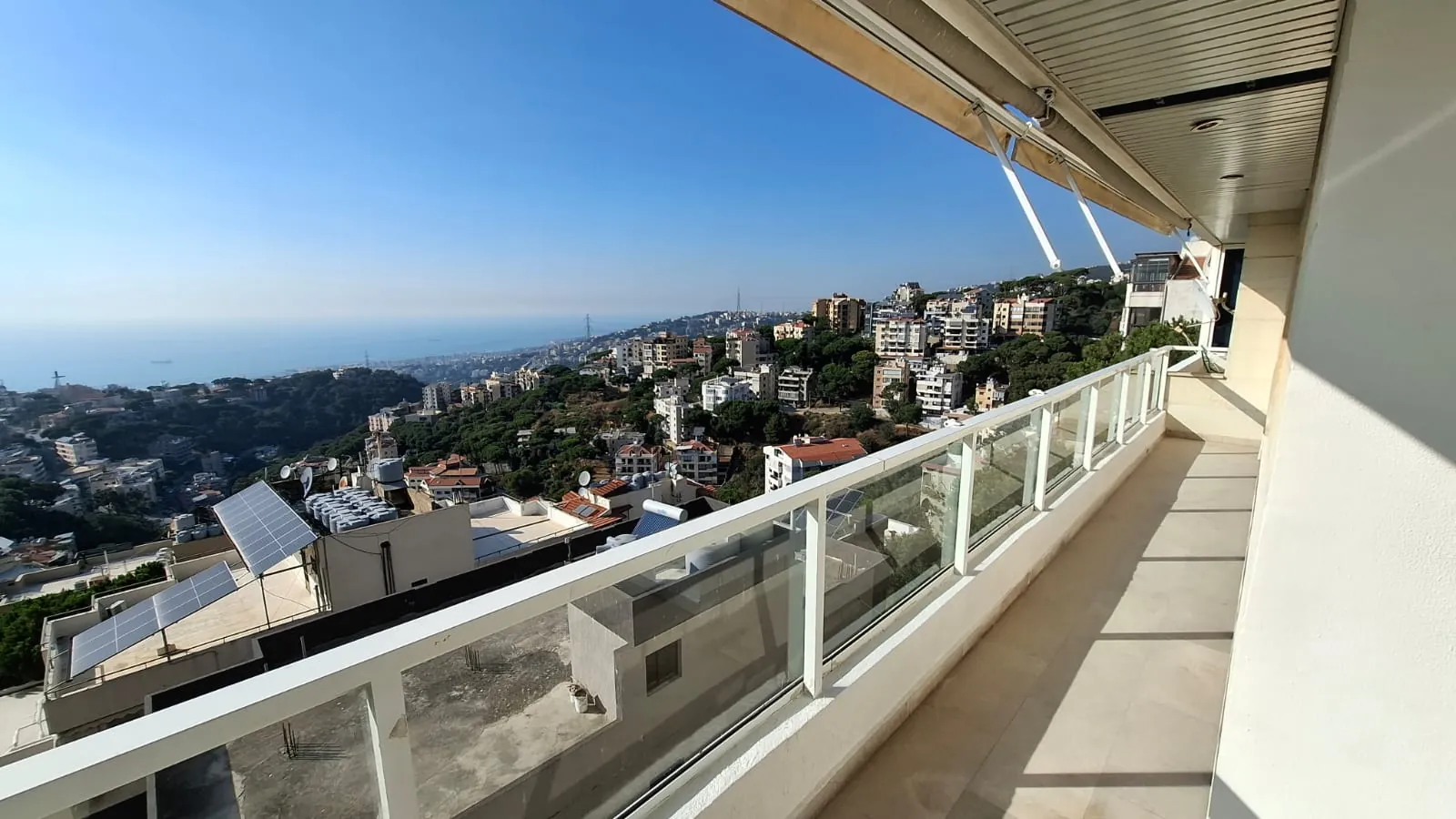 Decorated Apartment With Open View For Sale in Bsalim