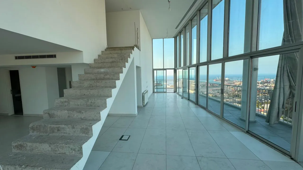 Modern Penthouse with Roof Pool For Sale in Gemayzeh
