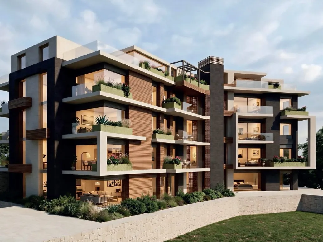 Under-construction project! 3-Bedroom Apartment with Garden For Sale in Amchit — الصورة 2