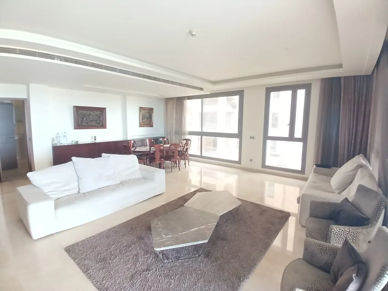 Furnished Apartment For Rent with Sea View in Waterfront City, Dbayeh — الصورة 3