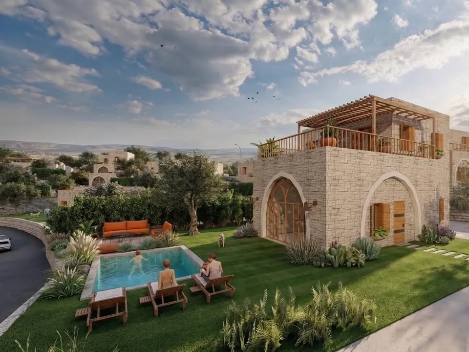 Traditional Lebanese House With Spacious Garden For Sale in Chabtine, Batroun