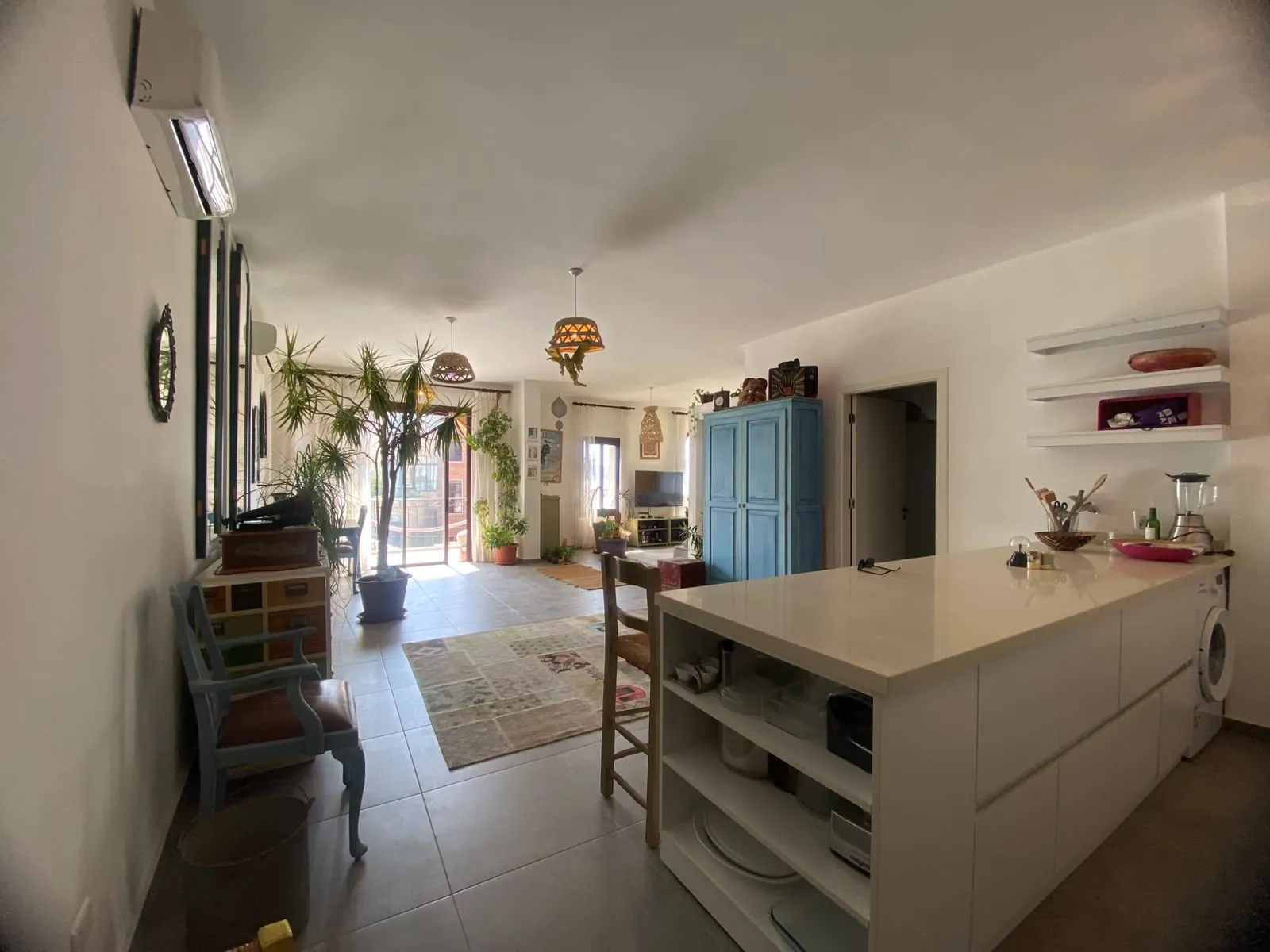 Bright Apartment with Sea & Mountain View For Rent in Bahsa, Batroun