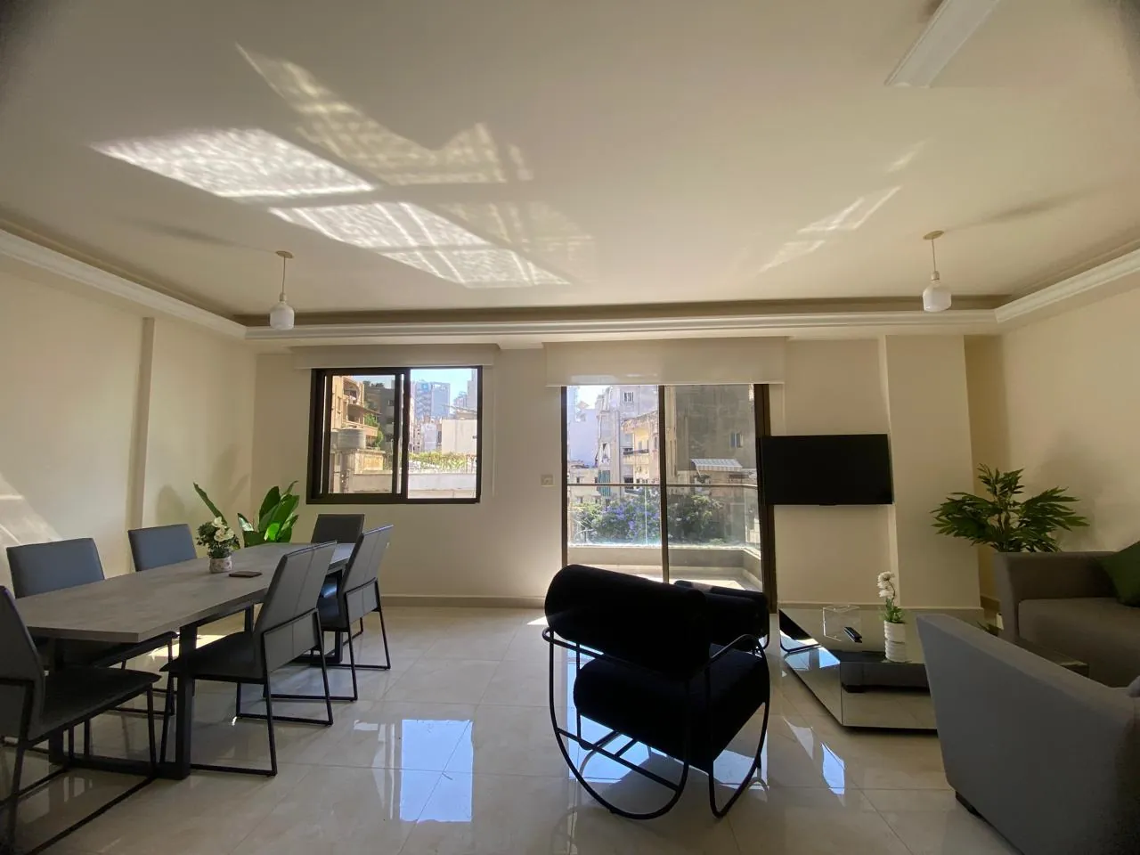 Furnished Apartment in Brand New Building For Rent in Achrafieh, Hotel Dieu