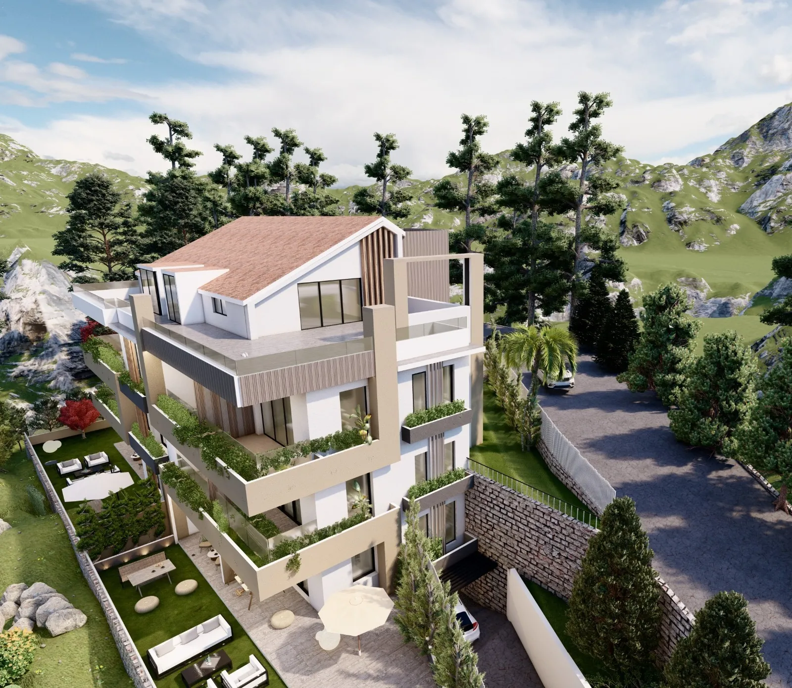 Under-Construction! Apartment with Terrace & Open Views For Sale in Kfar Aabida — الصورة 2