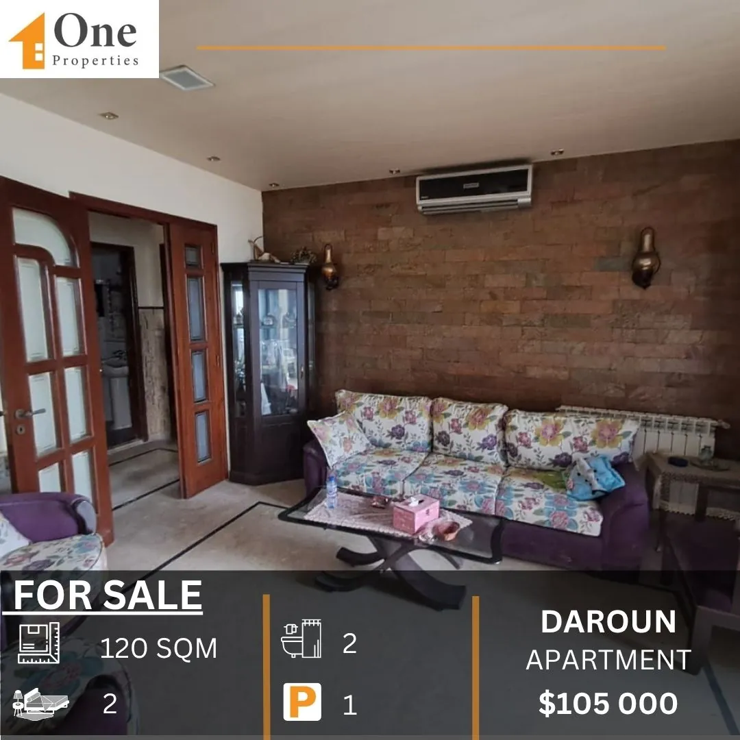Furnished Apartment For Sale In Harissa Daroun