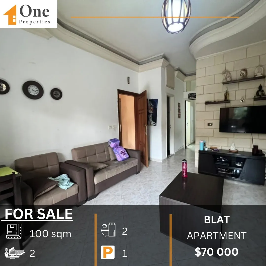 Apartment For Sale In Blat Jbeil