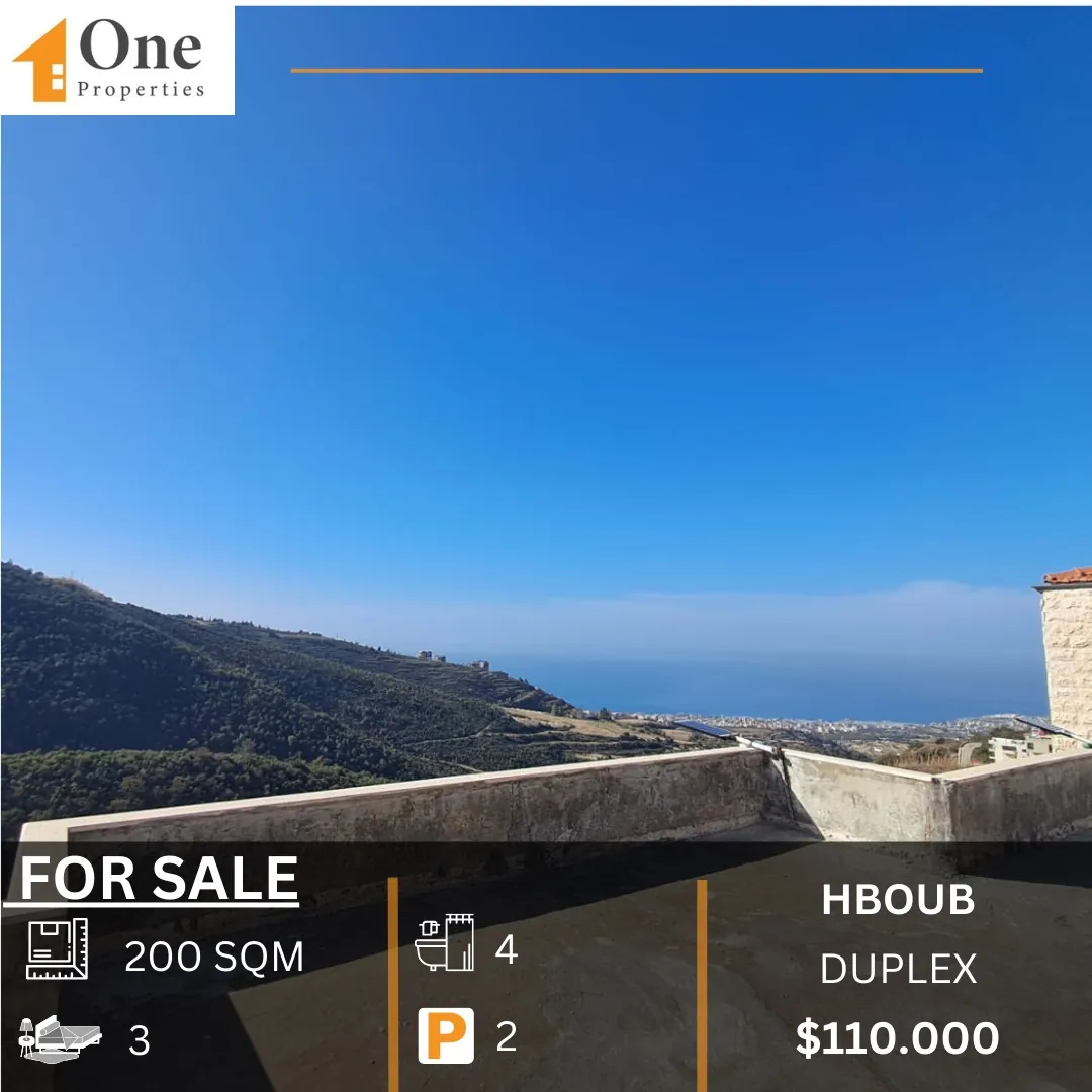 Duplex Apartment For Sale In Hboub