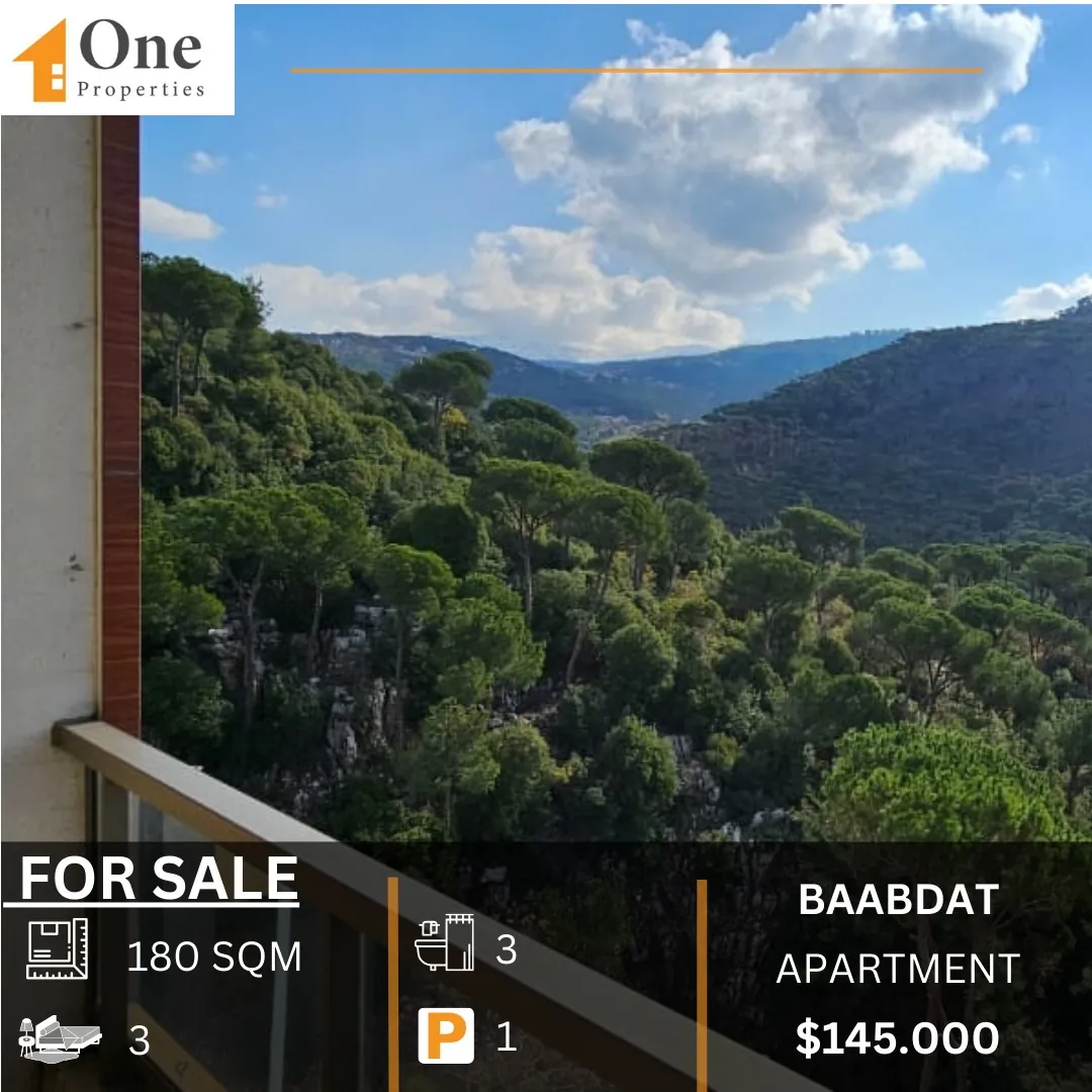 Apartment For Sale In Baabdat/Metn