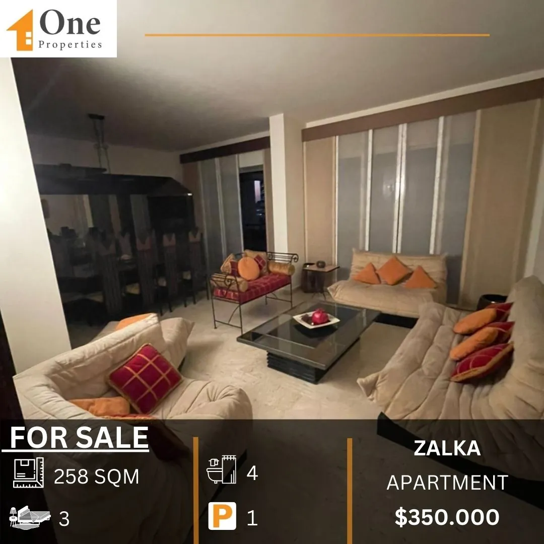 Apartment For Sale In Zalka/Metn