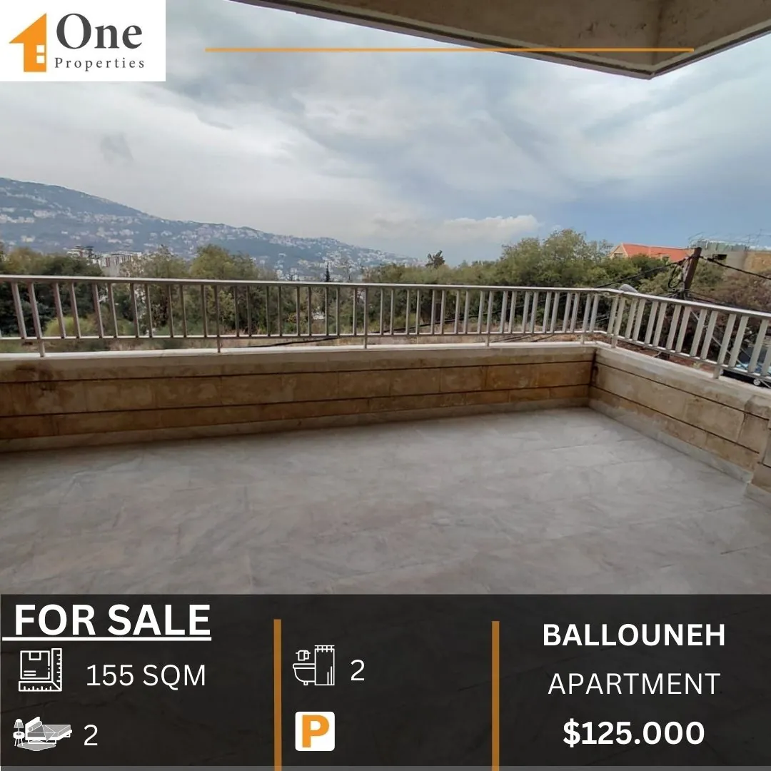 Apartment For Sale In Ballouneh