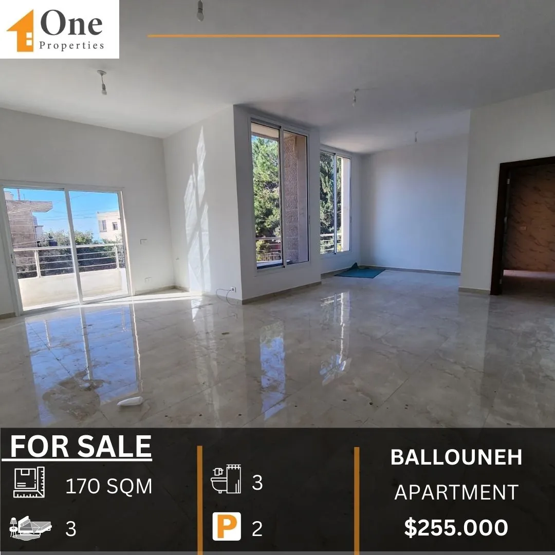 Brand New Apartment For Sale In Ballouneh