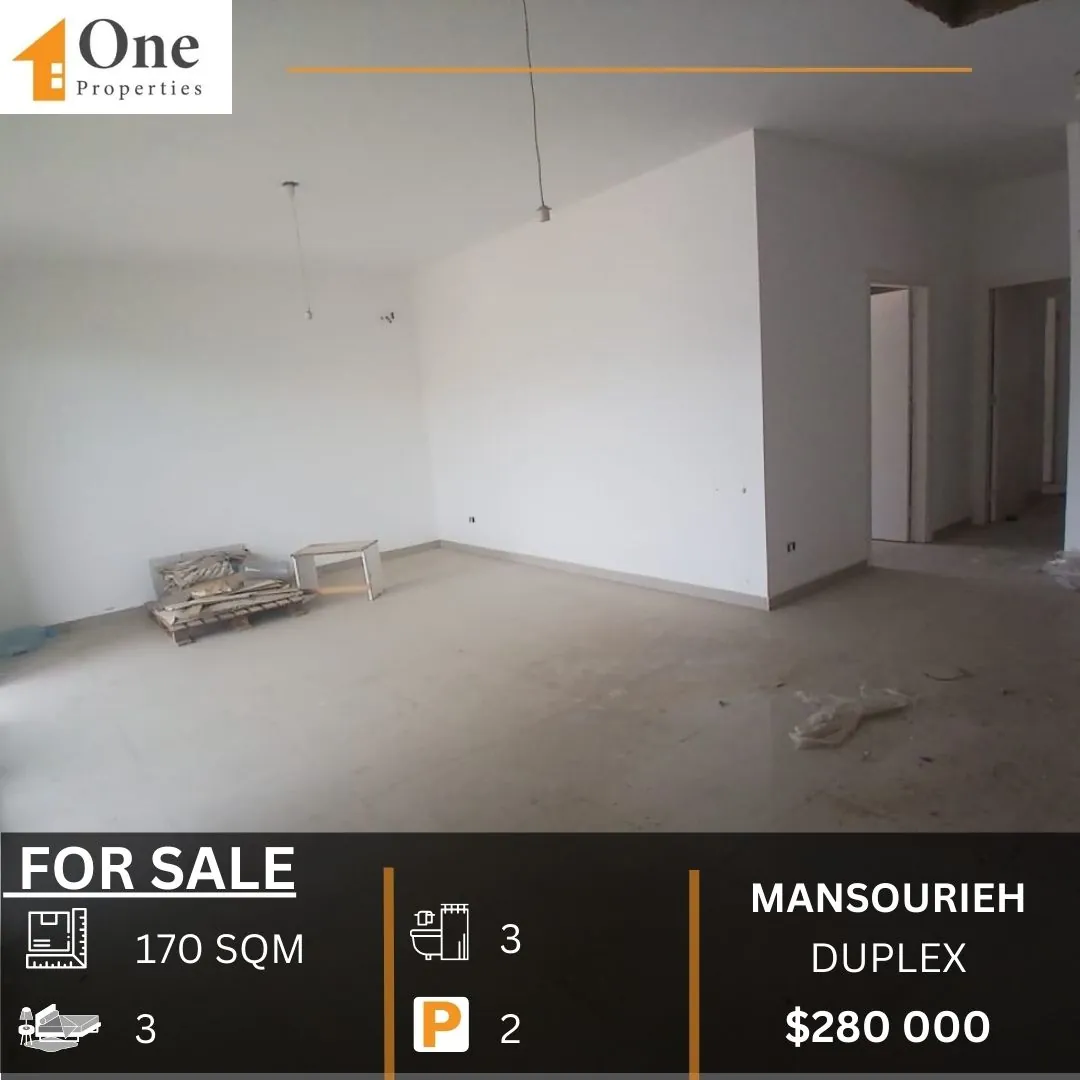 Duplex Apartment For Sale In Mansourieh