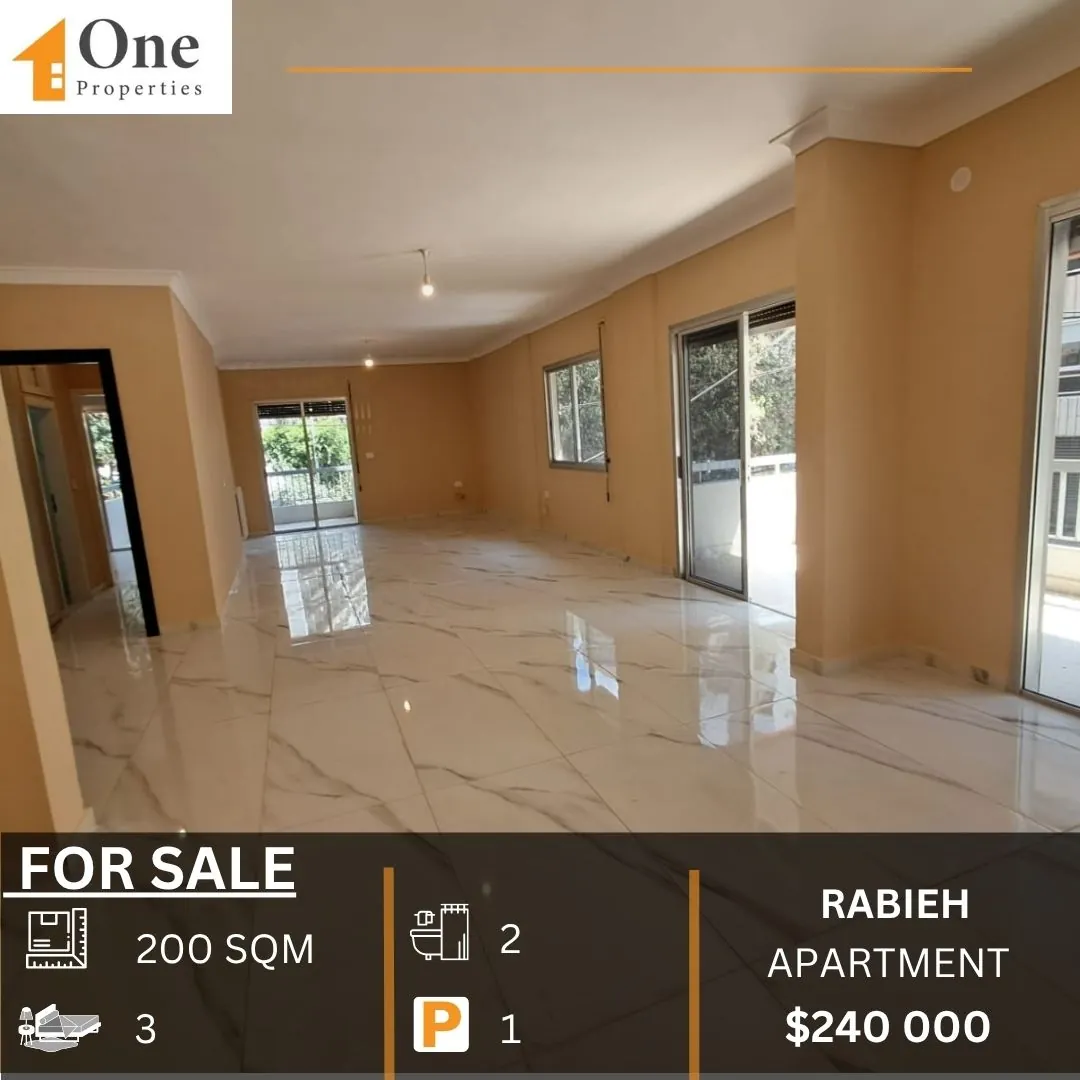 Apartment For Sale In Rabieh