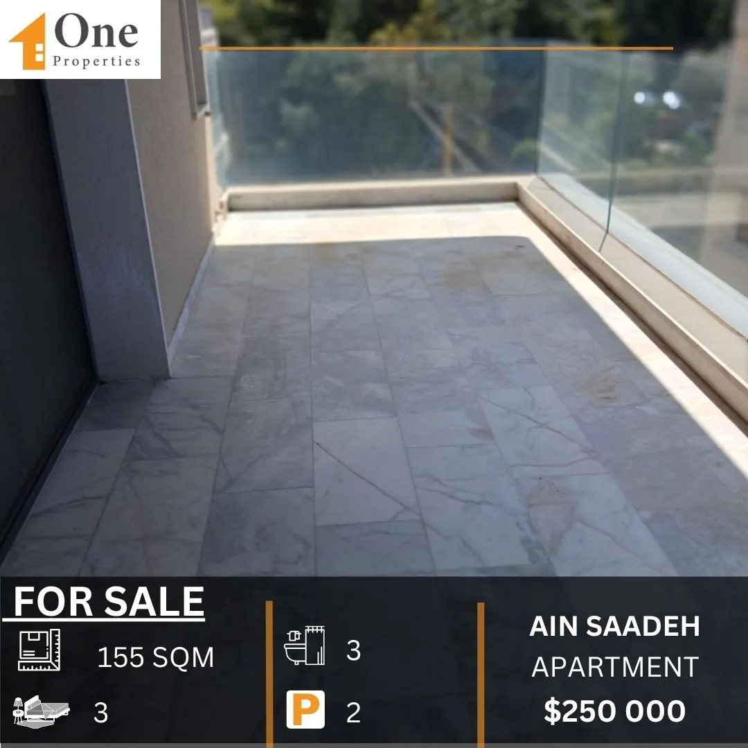 Apartment For Sale In Ain Saadeh