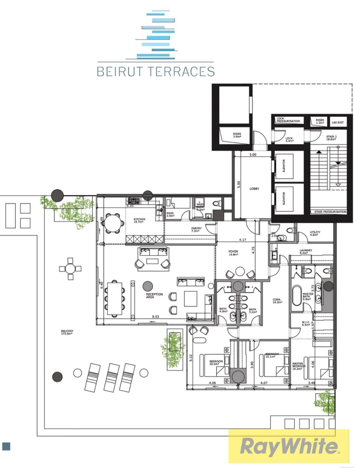 Apartment For Sale In Downtown – 425 Sqm + Terrace — الصورة 2