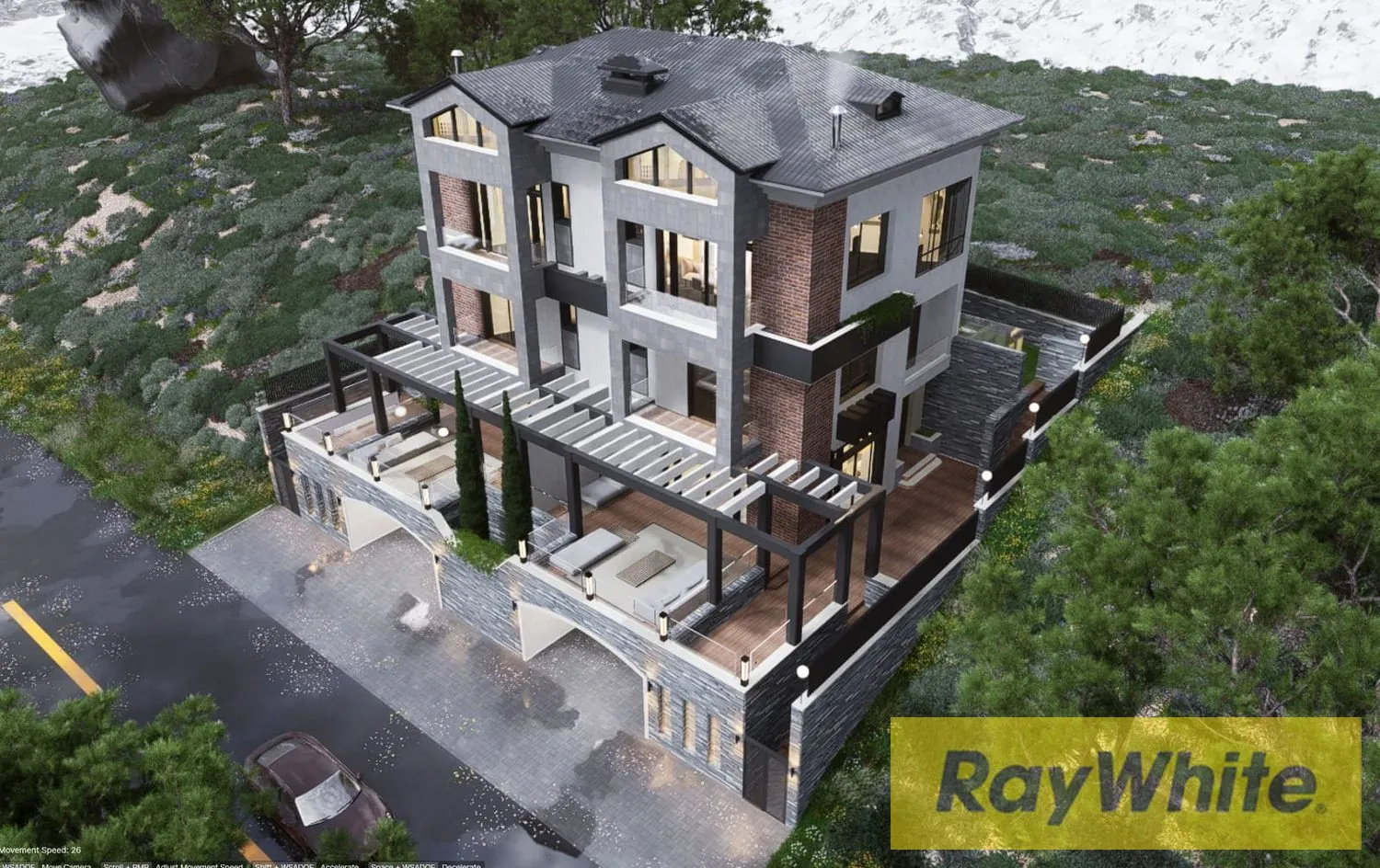 Luxury Private Villa For Sale In Zaarour – 500 Sqm Triplex With Rooftop And Garden
