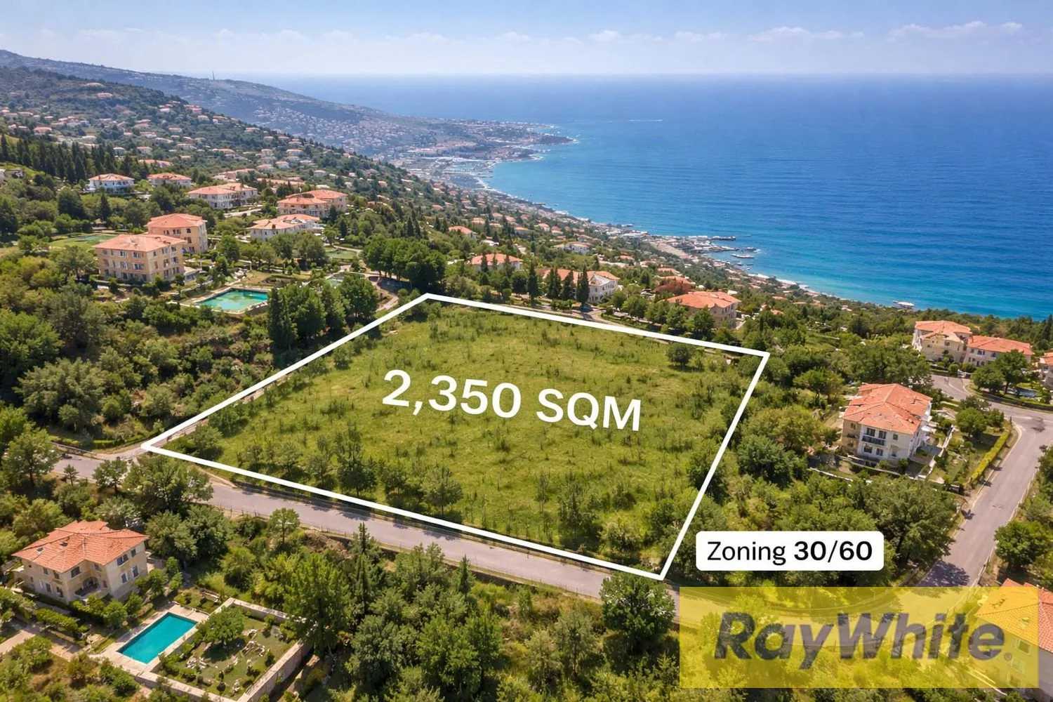 Prime Land For Sale In Klayaat – Sea View (zone 30/60)