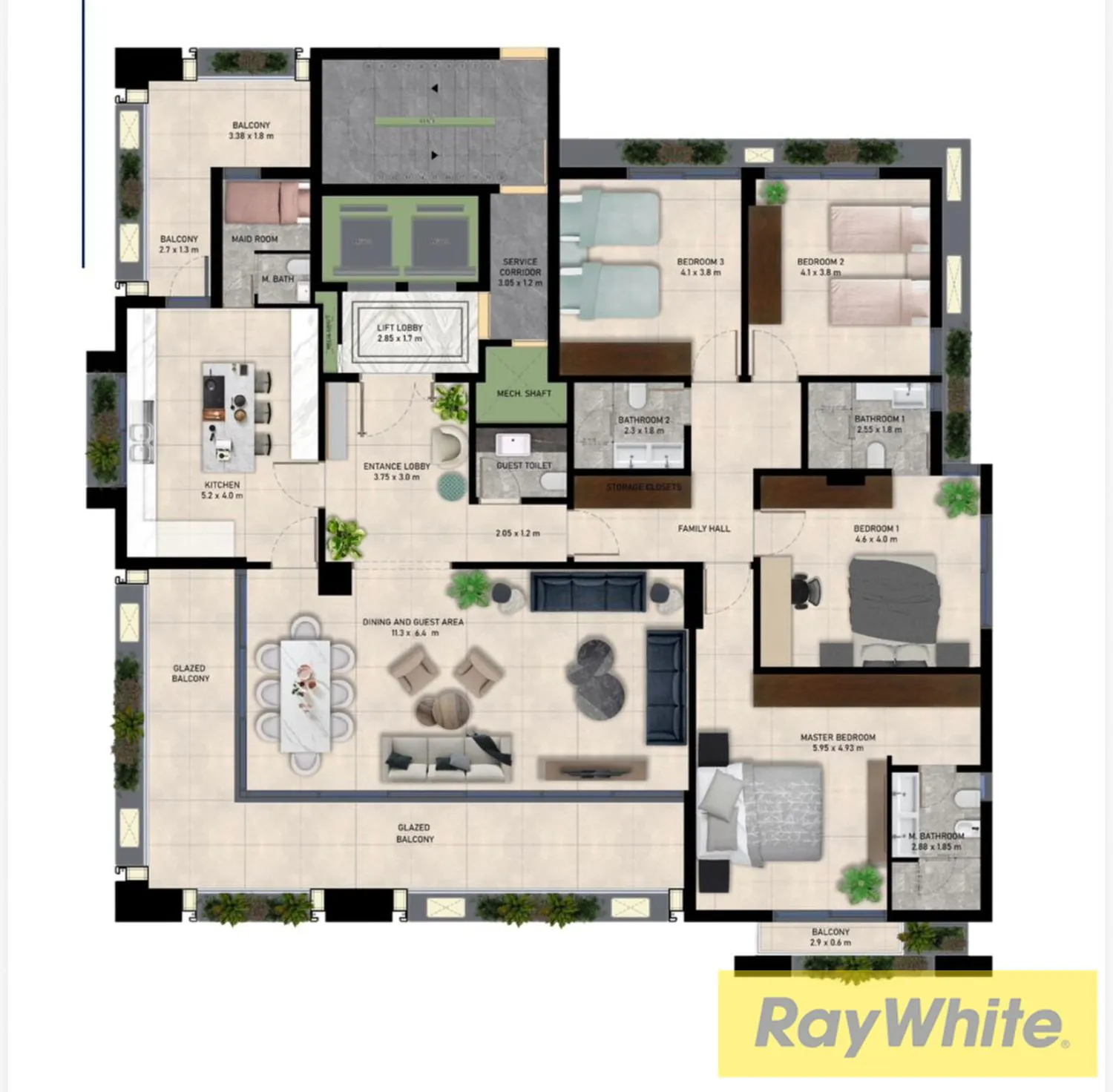 Under-construction Luxury Apartment For Sale – Verdun — الصورة 3