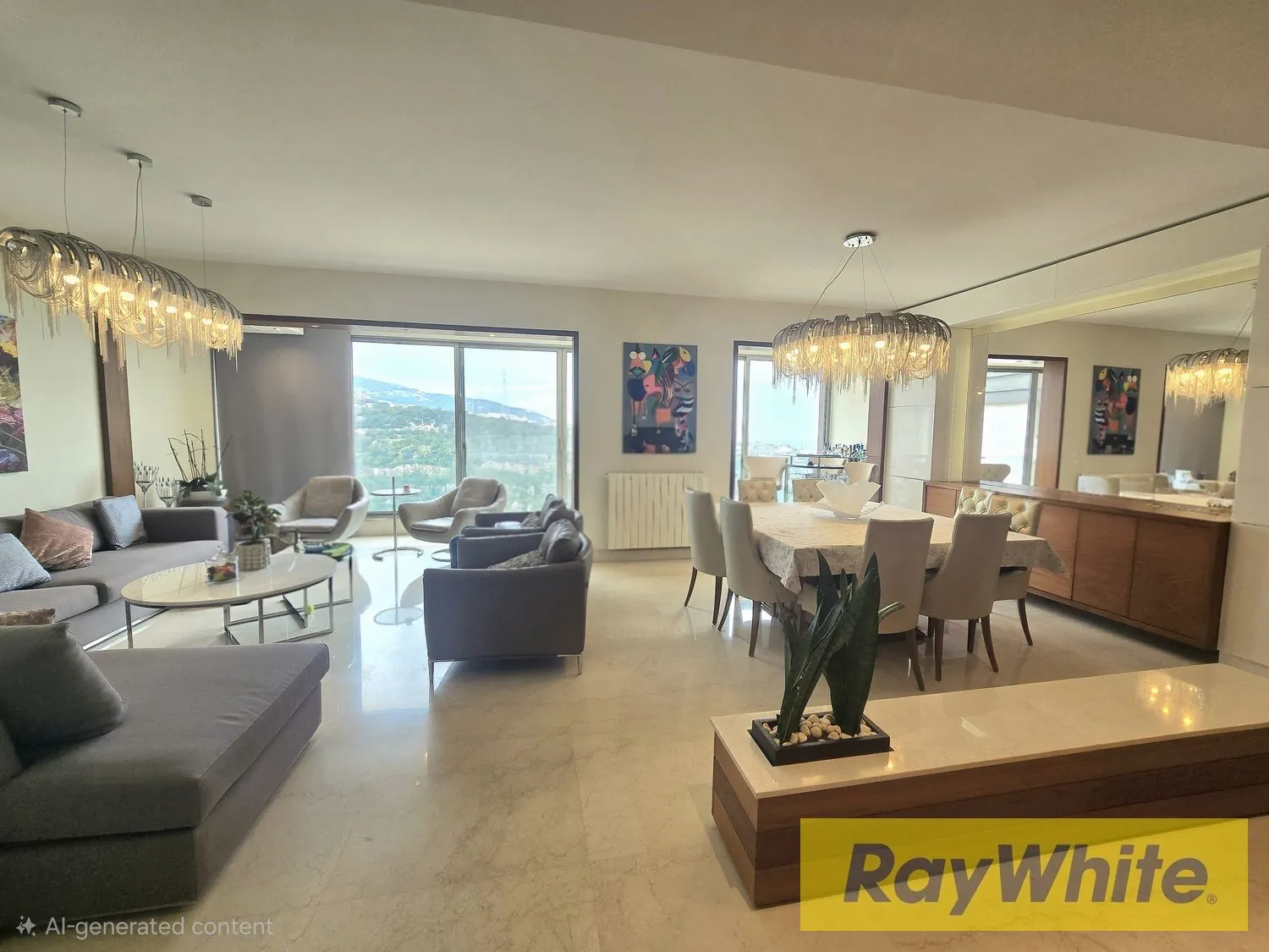 Furnished Apartment For Rent In Rabweh – Open View — الصورة 5