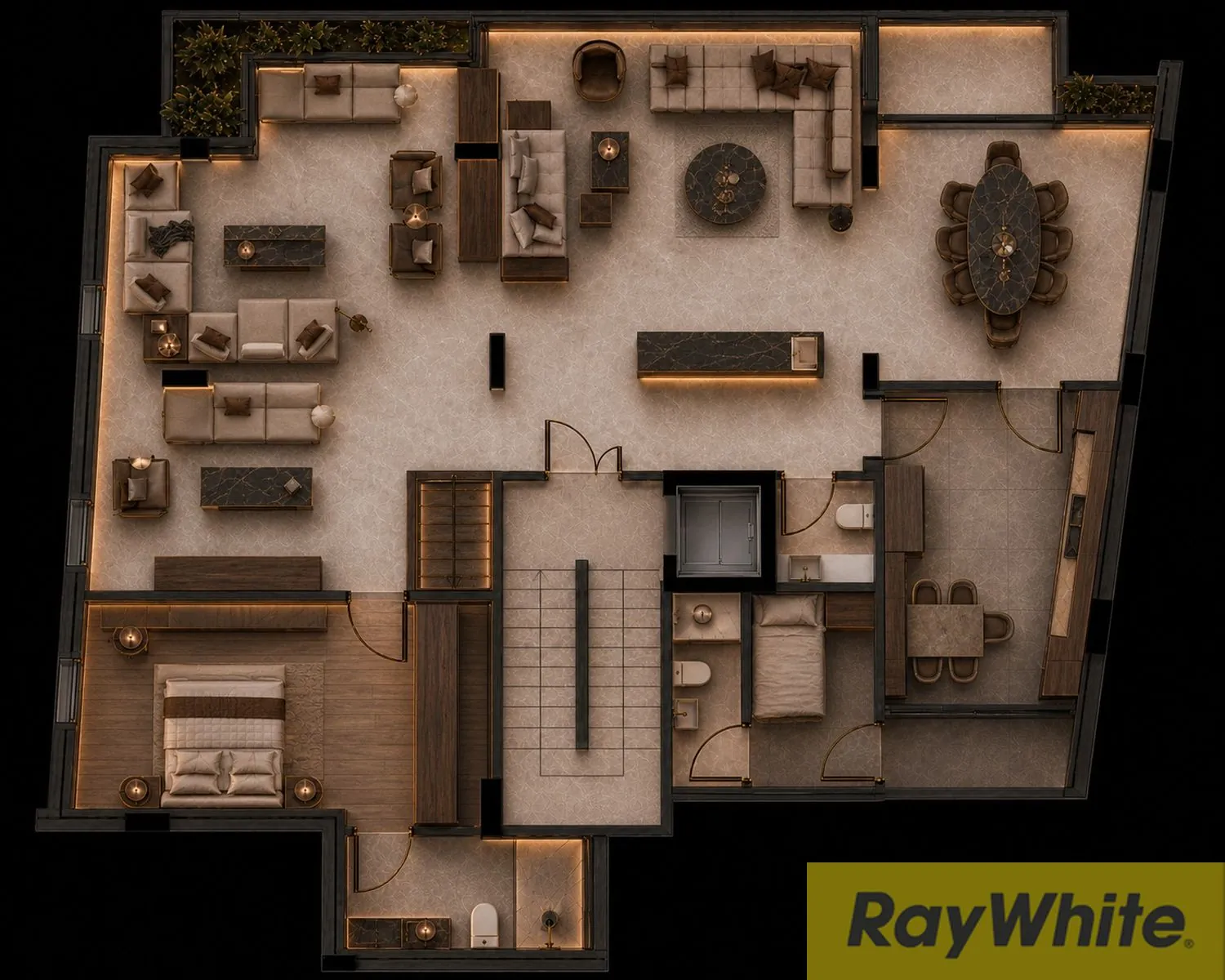 Modern Full-floor Residences In Clemenceau, Beirut — الصورة 5