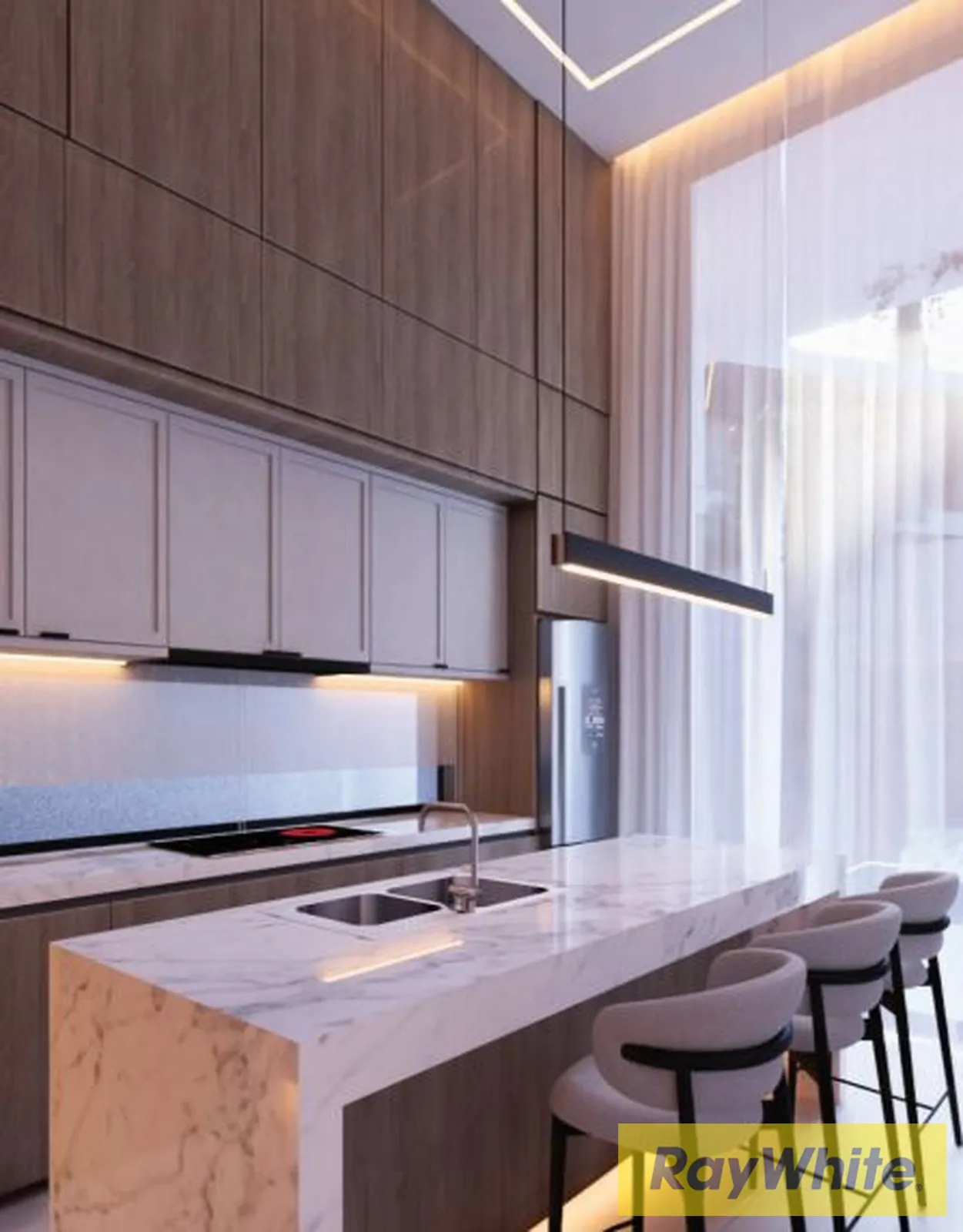 High Luxury Under Construction Triplex For Sale In Btouratij, North Lebanon With Open Panoramic Mountains And Sea View. — الصورة 3