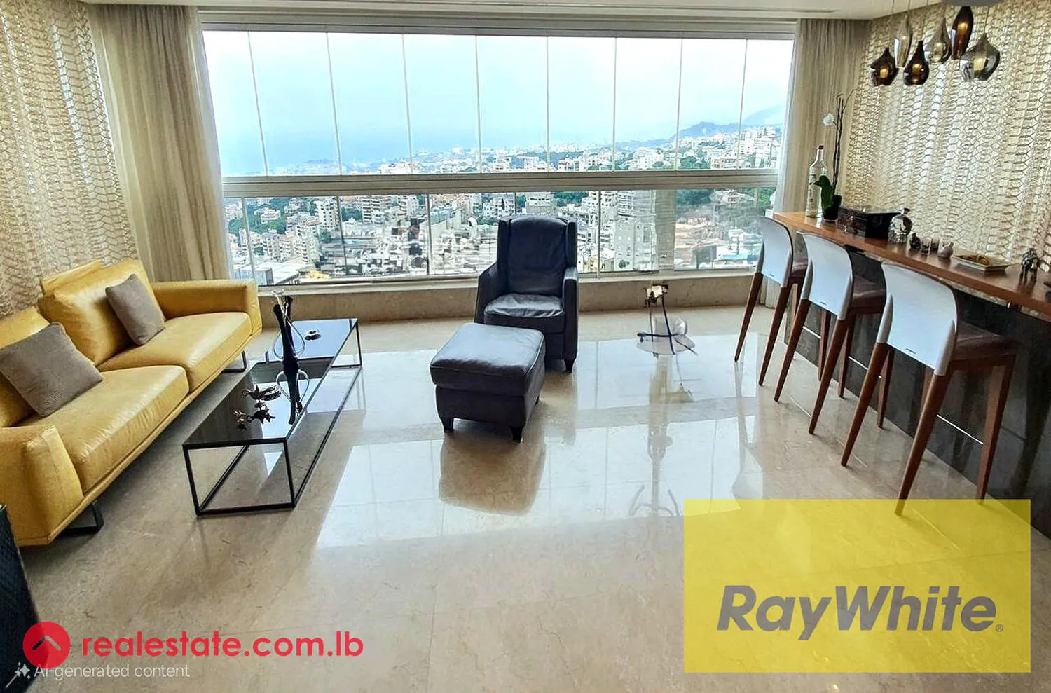 Furnished Apartment With Panoramic View For Sale In Mtayleb — الصورة 3
