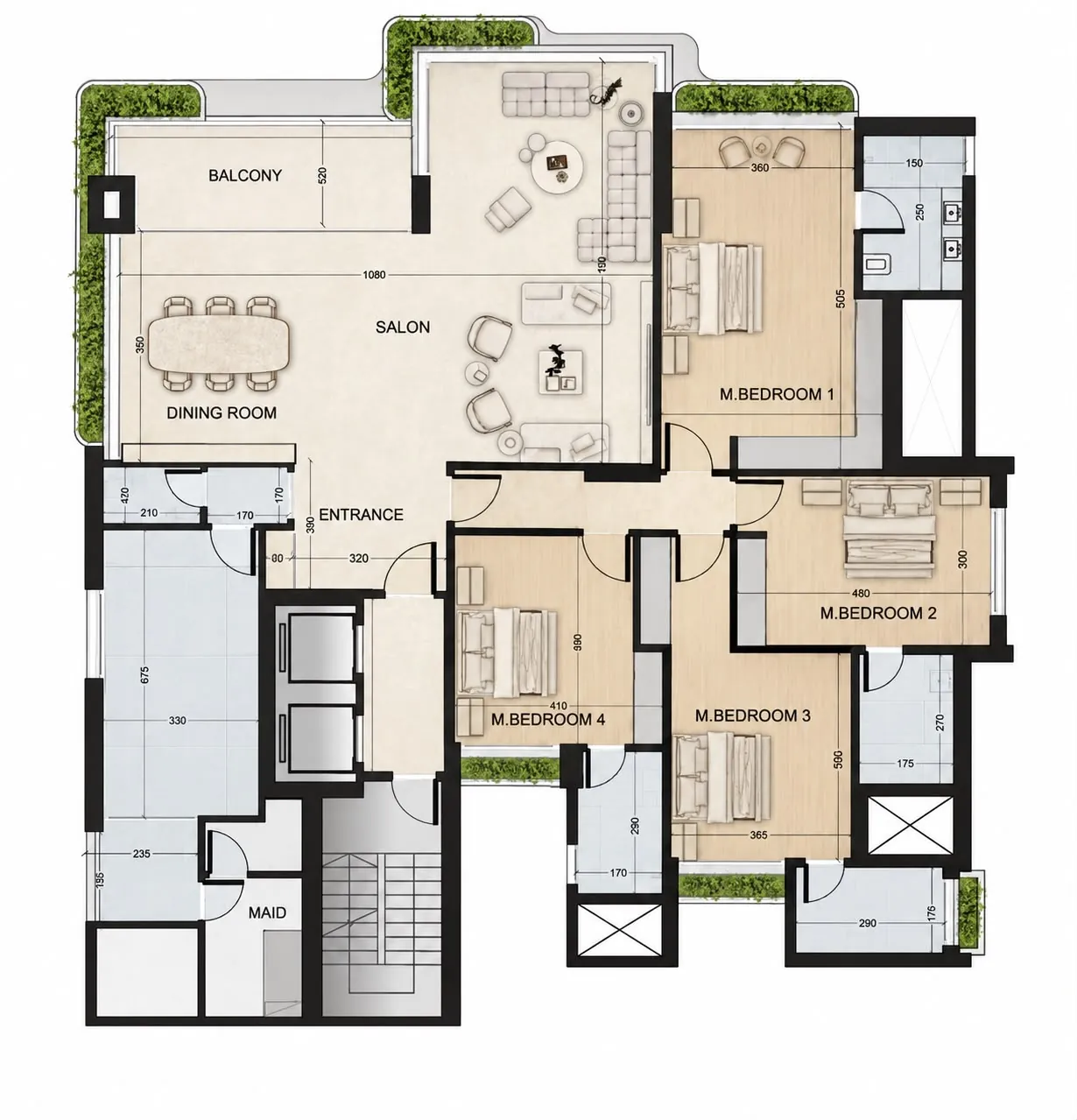New Residential Apartment For Sale – Under Construction In Ramlet Al Baydah — الصورة 2