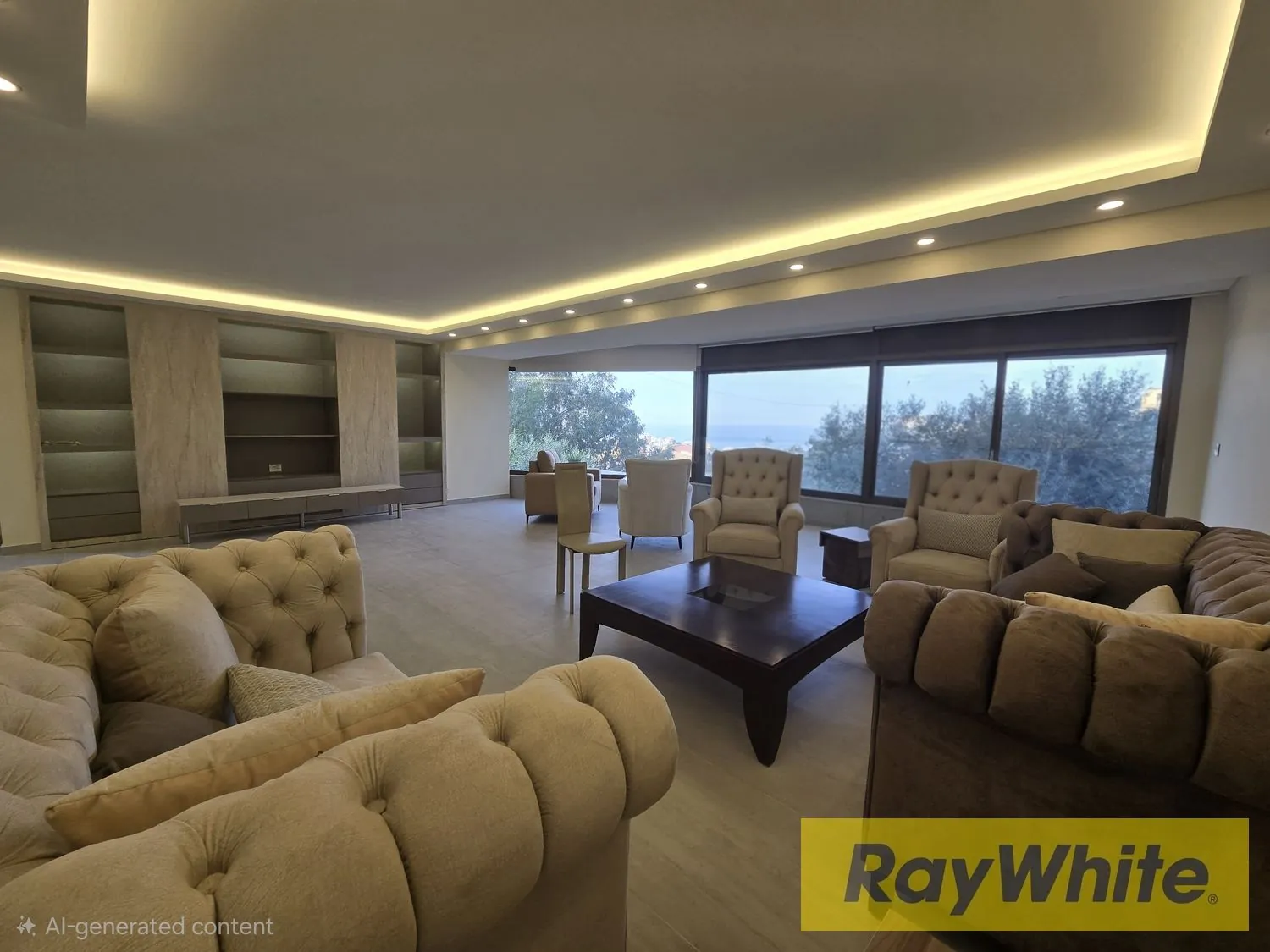 Modern 260 Sqm Apartment For Rent In Mtayleb – Panoramic Sea View — الصورة 5