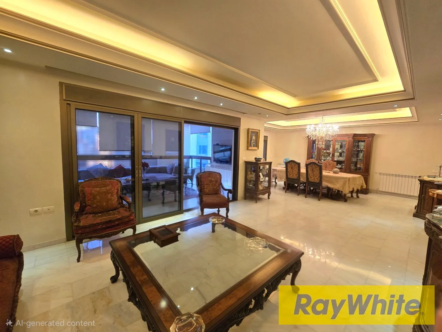 Spacious Furnished Apartment With Large Terrace For Rent In Rabieh
