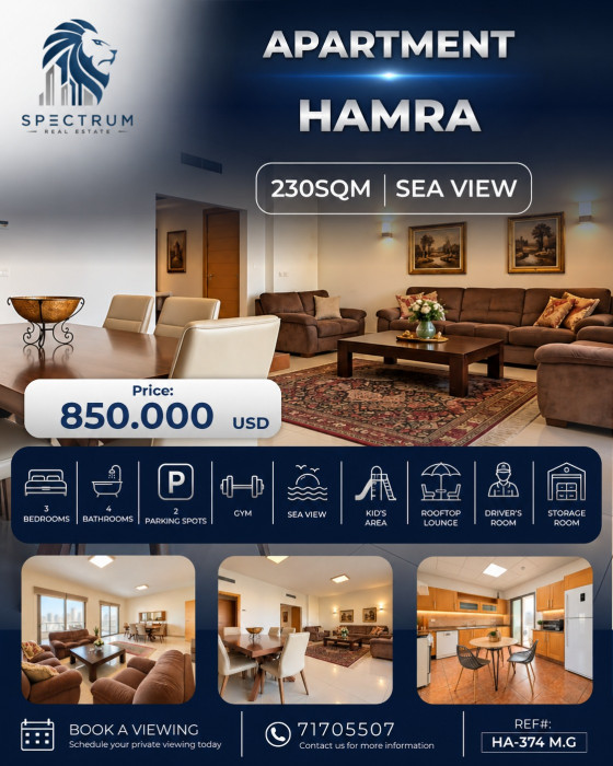 Apartment For Sale In Hamra