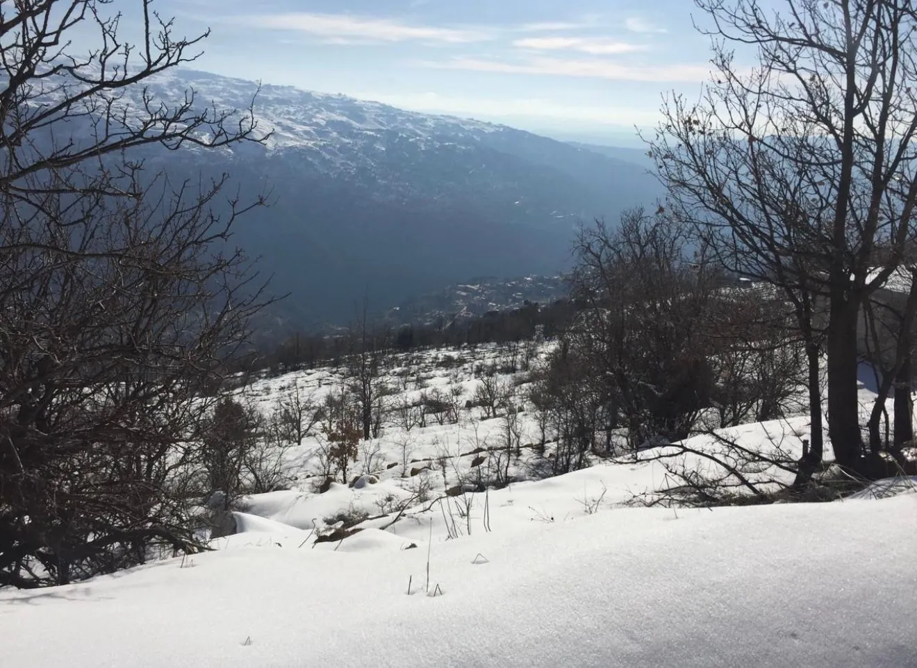 Baskinta land 3200 sqm for Sale panoramic view Ref#3312 — photo 2