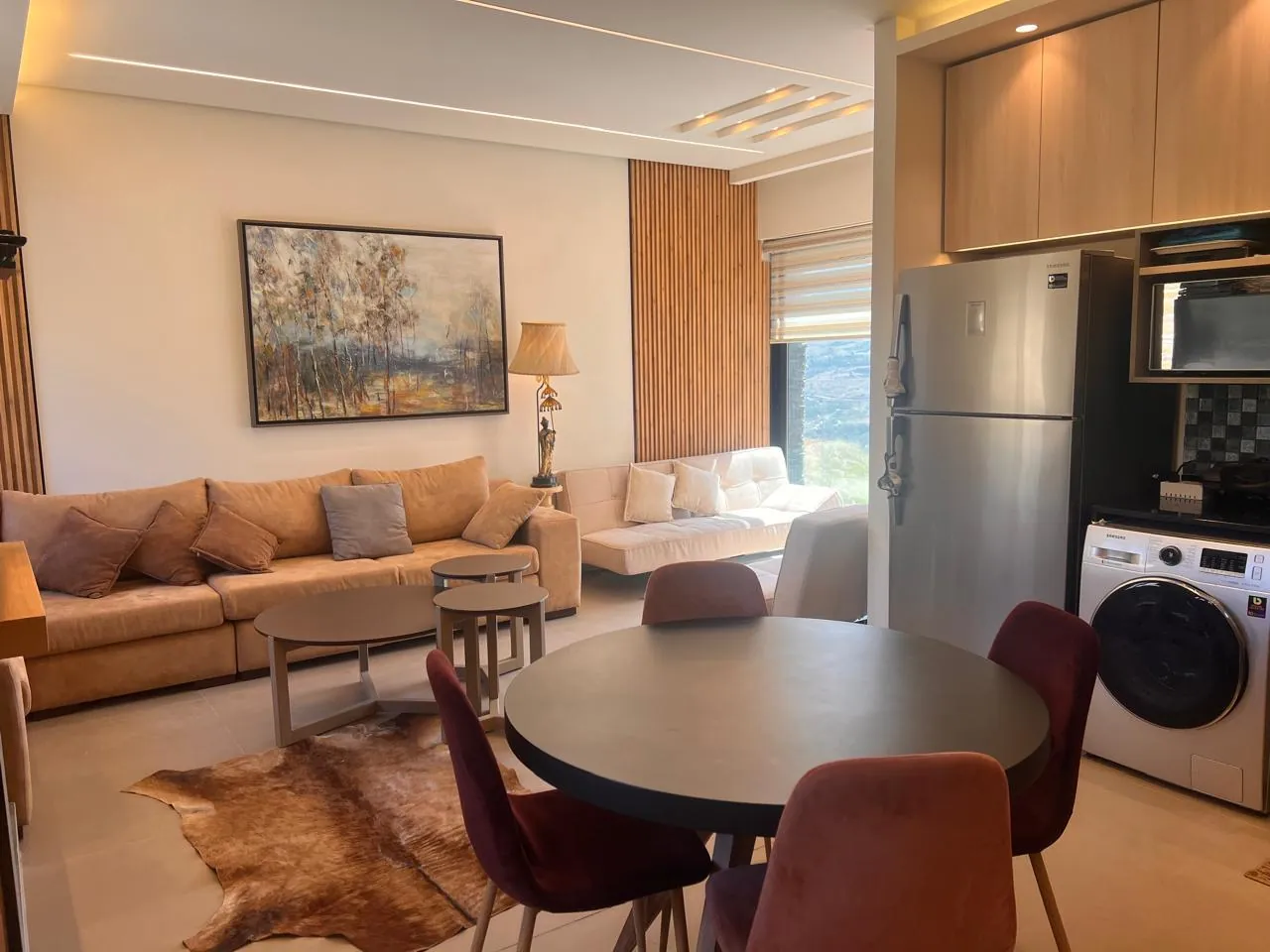 Zaarour fully furnished luxurious duplex chalet for Rent with terrace #6333 — الصورة 3