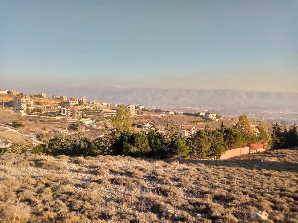 Zahle dhour land 1295 sqm for Sale panoramic view Ref#6454 — photo 2
