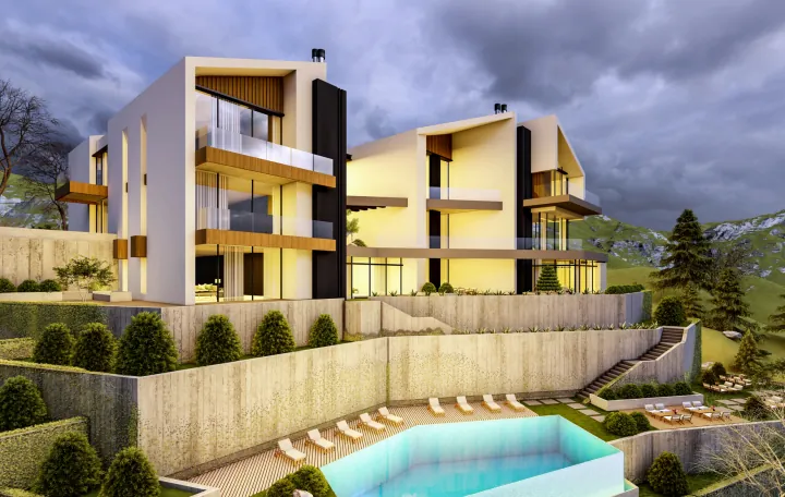 Zaarour luxury chalets with private garden & shared pool, payment facility #6603 — photo 4