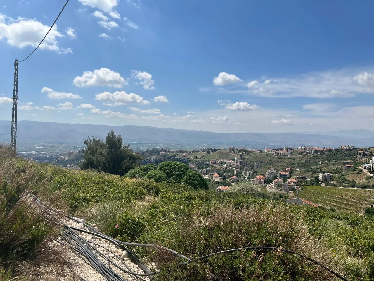 Zahle dhour land 1300 sqm for Sale panoramic view #6615 — photo 3