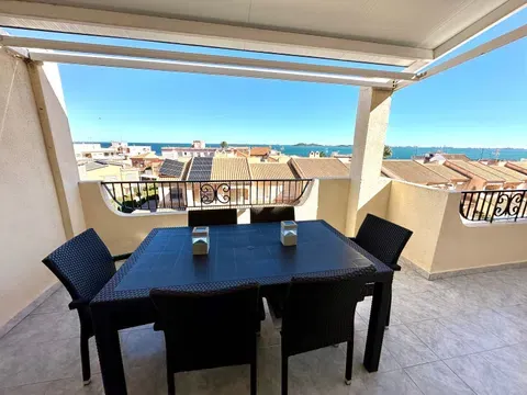 Spain Get your residency! duplex in Los Urrutias with sea view #00160