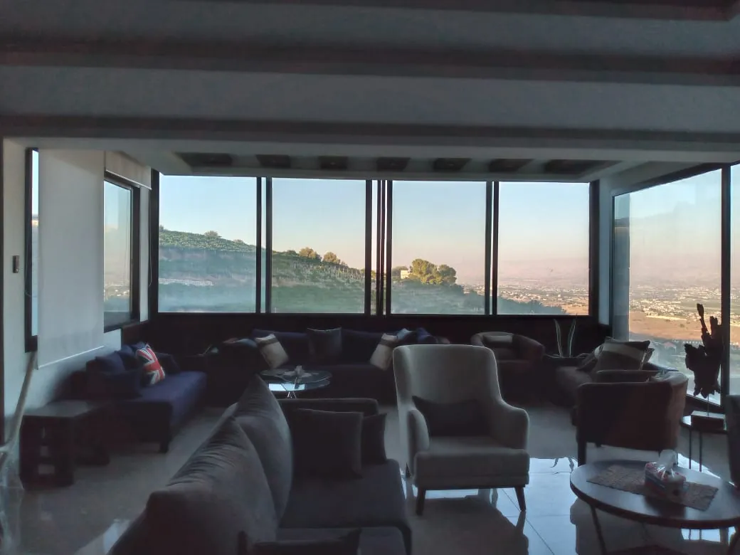 Zahle Luxurious Fully Decorated Villa + garden for Rent panoramic view #6949 — photo 5
