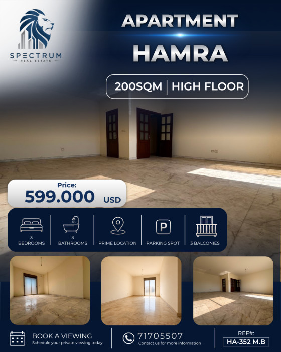 Apartment For Sale In Hamra