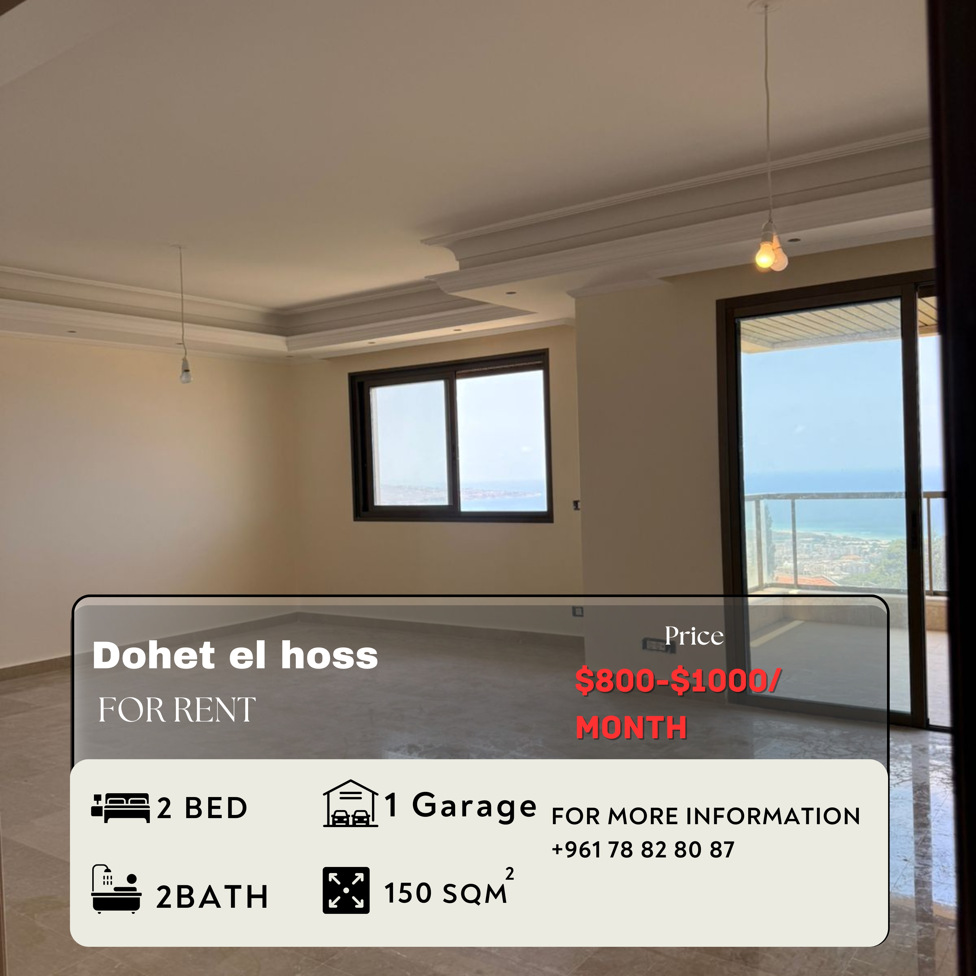 Apartment for Rent in Dawhet El Hoss