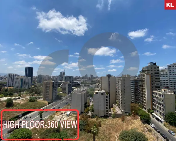 High Floor – Ashrafieh Sioufi | Panoramic City View !