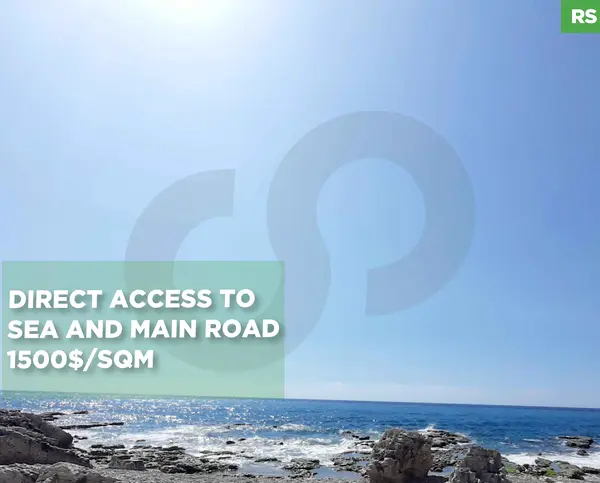 Beachfront Land in Nahr Ibrahim –$1,500/sqm !